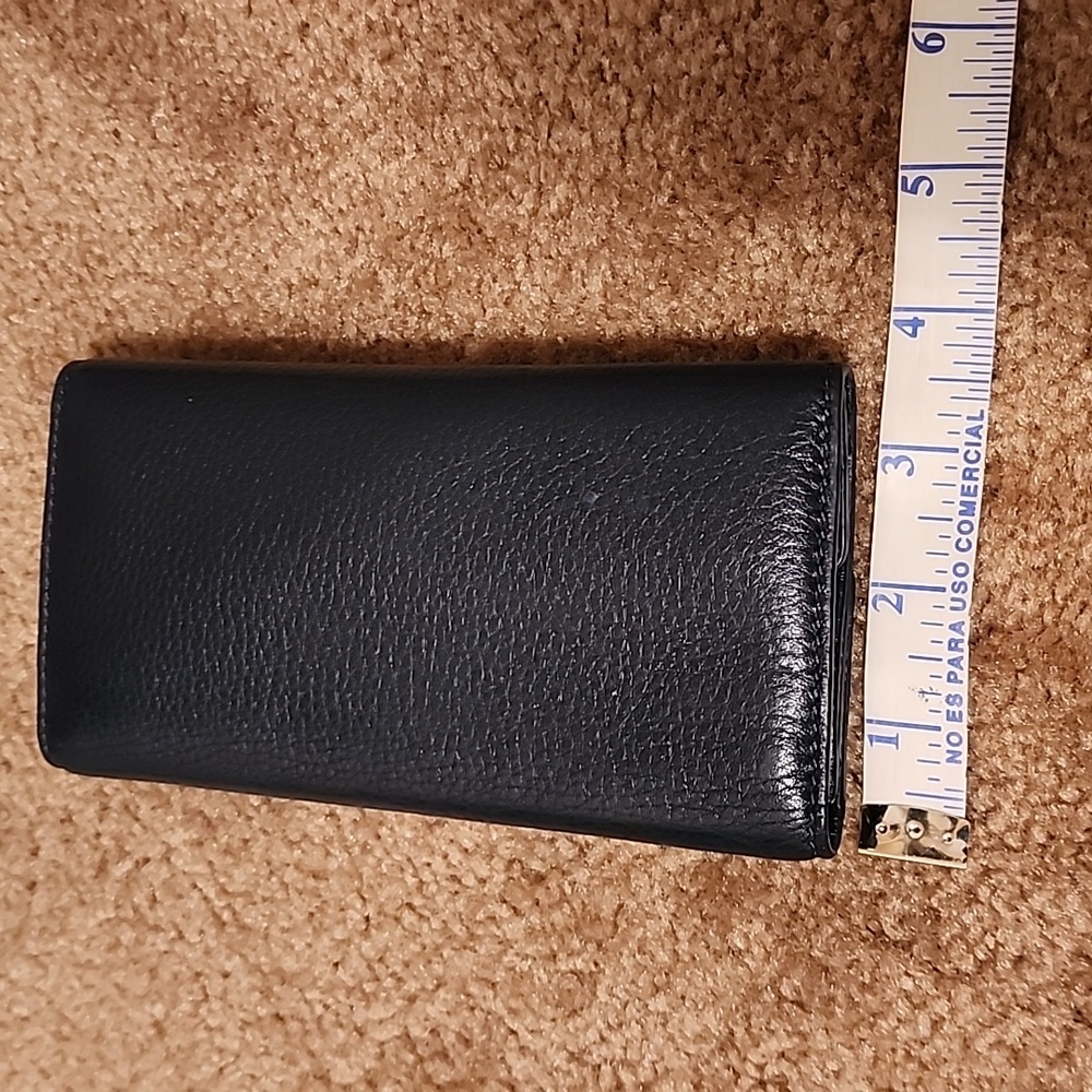 Tory Burch Leather Wallet with Gold Logo - Picture 7 of 11
